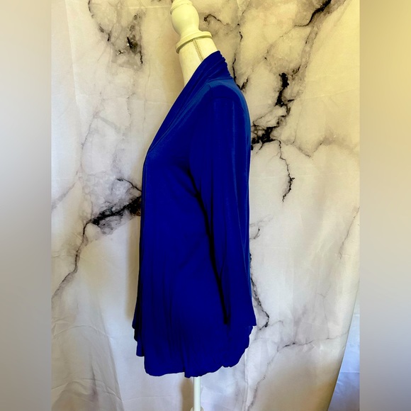 Cobalt blue cardigan by green envelope - Picture 5 of 5